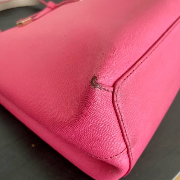 Hot pink Kate Spade bag with bow - Picture 5 of 5